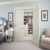 image:imageSchlage F10 ACC 622 Accent Door Lever Hall amp Closet Passage Lock Matte BlackSatin Nickel