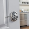 image:imageSchlage F10 ACC 622 Accent Door Lever Hall amp Closet Passage Lock Matte BlackSatin Nickel