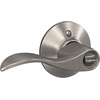 image:imageSchlage F10 ACC 622 Accent Door Lever Hall amp Closet Passage Lock Matte BlackSatin Nickel