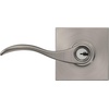 image:imageSchlage F10 ACC 622 Accent Door Lever Hall amp Closet Passage Lock Matte BlackSatin Nickel