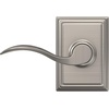 image:imageSchlage F10 ACC 622 Accent Door Lever Hall amp Closet Passage Lock Matte BlackSatin Nickel