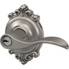 image:imageSchlage F10 ACC 622 Accent Door Lever Hall amp Closet Passage Lock Matte BlackSatin Nickel