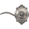 image:imageSchlage F10 ACC 622 Accent Door Lever Hall amp Closet Passage Lock Matte BlackSatin Nickel
