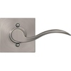 image:imageSchlage F10 ACC 622 Accent Door Lever Hall amp Closet Passage Lock Matte BlackSatin Nickel