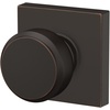 image:imageSchlage F10 BWE 622 Bowery Door Knob Hall amp Closet Passage Lock Matte BlackAged Bronze
