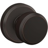 image:imageSchlage F10 BWE 622 Bowery Door Knob Hall amp Closet Passage Lock Matte BlackAged Bronze