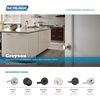 image:imageSchlage F10 BWE 622 Bowery Door Knob Hall amp Closet Passage Lock Matte BlackBright Chrome