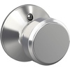 image:imageSchlage F10 BWE 622 Bowery Door Knob Hall amp Closet Passage Lock Matte BlackBright Chrome