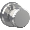 image:imageSchlage F10 BWE 622 Bowery Door Knob Hall amp Closet Passage Lock Matte BlackBright Chrome