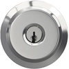 image:imageSchlage F10 BWE 622 Bowery Door Knob Hall amp Closet Passage Lock Matte BlackBright Chrome