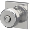 image:imageSchlage F10 BWE 622 Bowery Door Knob Hall amp Closet Passage Lock Matte BlackBright Chrome