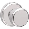 image:imageSchlage F10 BWE 622 Bowery Door Knob Hall amp Closet Passage Lock Matte BlackBright Chrome
