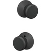 image:imageSchlage F10 BWE 622 Bowery Door Knob Hall amp Closet Passage Lock Matte BlackMatte Black