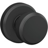 image:imageSchlage F10 BWE 622 Bowery Door Knob Hall amp Closet Passage Lock Matte BlackMatte Black