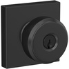 image:imageSchlage F10 BWE 622 Bowery Door Knob Hall amp Closet Passage Lock Matte BlackMatte Black