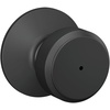image:imageSchlage F10 BWE 622 Bowery Door Knob Hall amp Closet Passage Lock Matte BlackMatte Black