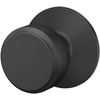 image:imageSchlage F10 BWE 622 Bowery Door Knob Hall amp Closet Passage Lock Matte BlackMatte Black