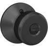 image:imageSchlage F10 BWE 622 Bowery Door Knob Hall amp Closet Passage Lock Matte BlackMatte Black