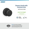 image:imageSchlage F10 BWE 622 Bowery Door Knob Hall amp Closet Passage Lock Matte BlackMatte Black
