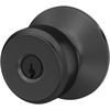 image:imageSchlage F10 BWE 622 Bowery Door Knob Hall amp Closet Passage Lock Matte BlackMatte Black