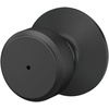 image:imageSchlage F10 BWE 622 Bowery Door Knob Hall amp Closet Passage Lock Matte BlackMatte Black