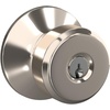 image:imageSchlage F10 BWE 622 Bowery Door Knob Hall amp Closet Passage Lock Matte BlackPolished Nickel