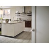 image:imageSchlage F10 BWE 622 Bowery Door Knob Hall amp Closet Passage Lock Matte BlackPolished Nickel