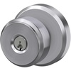 image:imageSchlage F10 BWE 622 Bowery Door Knob Hall amp Closet Passage Lock Matte BlackSatin Chrome