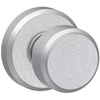 image:imageSchlage F10 BWE 622 Bowery Door Knob Hall amp Closet Passage Lock Matte BlackSatin Chrome