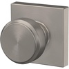image:imageSchlage F10 BWE 622 Bowery Door Knob Hall amp Closet Passage Lock Matte BlackSatin Nickel