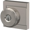 image:imageSchlage F10 BWE 622 Bowery Door Knob Hall amp Closet Passage Lock Matte BlackSatin Nickel