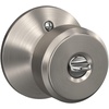 image:imageSchlage F10 BWE 622 Bowery Door Knob Hall amp Closet Passage Lock Matte BlackSatin Nickel