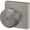 image:imageSchlage F10 BWE 622 Bowery Door Knob Hall amp Closet Passage Lock Matte BlackSatin Nickel