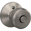 image:imageSchlage F10 BWE 622 Bowery Door Knob Hall amp Closet Passage Lock Matte BlackSatin Nickel