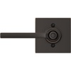 image:imageSchlage F10 LAT 622 CEN Latitude Door Lever with Century Trim Hall amp Closet Passage Lock Matte BlackAged Bronze
