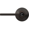 image:imageSchlage F10 LAT 622 CEN Latitude Door Lever with Century Trim Hall amp Closet Passage Lock Matte BlackAged Bronze