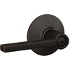 image:imageSchlage F10 LAT 622 CEN Latitude Door Lever with Century Trim Hall amp Closet Passage Lock Matte BlackAged Bronze