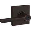 image:imageSchlage F10 LAT 622 CEN Latitude Door Lever with Century Trim Hall amp Closet Passage Lock Matte BlackAged Bronze