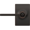 image:imageSchlage F10 LAT 622 CEN Latitude Door Lever with Century Trim Hall amp Closet Passage Lock Matte BlackAged Bronze