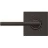 image:imageSchlage F10 LAT 622 CEN Latitude Door Lever with Century Trim Hall amp Closet Passage Lock Matte BlackAged Bronze
