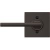 image:imageSchlage F10 LAT 622 CEN Latitude Door Lever with Century Trim Hall amp Closet Passage Lock Matte BlackAged Bronze