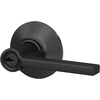 image:imageSchlage F10 LAT 622 CEN Latitude Door Lever with Century Trim Hall amp Closet Passage Lock Matte BlackMatte Black