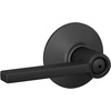 image:imageSchlage F10 LAT 622 CEN Latitude Door Lever with Century Trim Hall amp Closet Passage Lock Matte BlackMatte Black