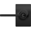 image:imageSchlage F10 LAT 622 CEN Latitude Door Lever with Century Trim Hall amp Closet Passage Lock Matte BlackMatte Black