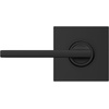 image:imageSchlage F10 LAT 622 CEN Latitude Door Lever with Century Trim Hall amp Closet Passage Lock Matte BlackMatte Black
