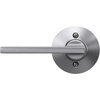 image:imageSchlage F10 LAT 622 CEN Latitude Door Lever with Century Trim Hall amp Closet Passage Lock Matte BlackSatin Chrome
