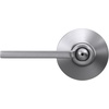 image:imageSchlage F10 LAT 622 CEN Latitude Door Lever with Century Trim Hall amp Closet Passage Lock Matte BlackSatin Chrome