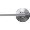 image:imageSchlage F10 LAT 622 CEN Latitude Door Lever with Century Trim Hall amp Closet Passage Lock Matte BlackSatin Chrome