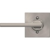 image:imageSchlage F10 LAT 622 CEN Latitude Door Lever with Century Trim Hall amp Closet Passage Lock Matte BlackSatin Nickel
