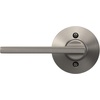 image:imageSchlage F10 LAT 622 CEN Latitude Door Lever with Century Trim Hall amp Closet Passage Lock Matte BlackSatin Nickel